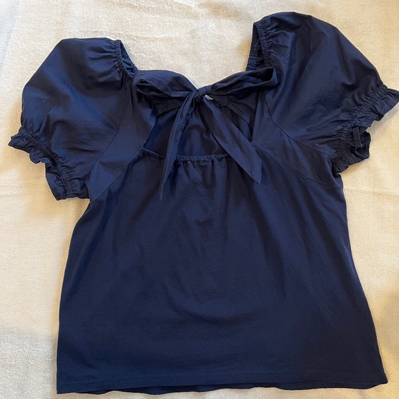 J Crew puff sleeve top - Picture 1 of 4